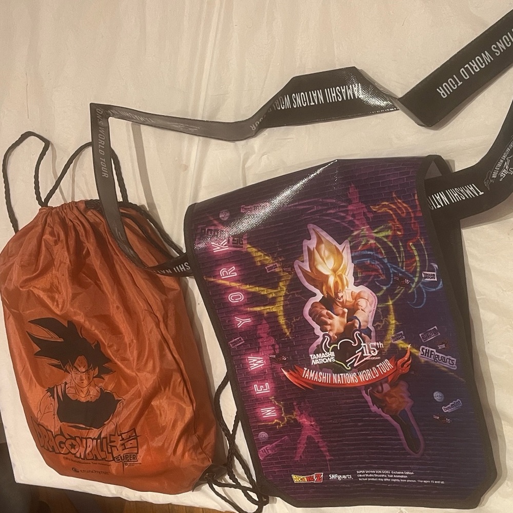 Dragonball BOTH String bag & Tote 2019 Orange Purple NEW